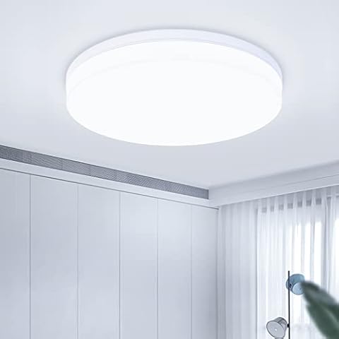 Auxtop Plafón LED Techo 48W Luz blanca fria Cover