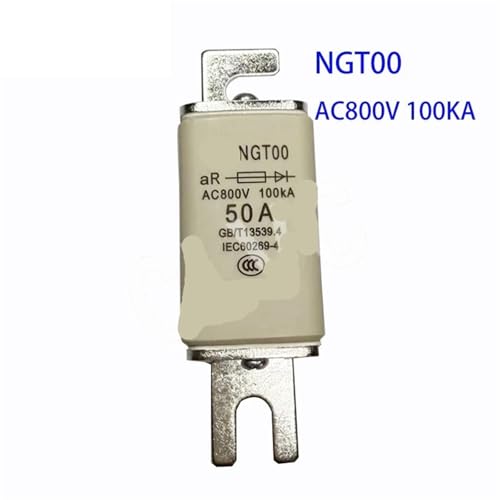 Fusible rápido RS6-00 NGT00 de tipo rebanada de plata para protección de semiconductores 125A 2