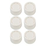6 Stück Heizungsregelkappe, M30 × 1,5 langlebige TRV dekorative Heizkörperabdeckung, Heizung konstante Temperaturregelung, Einstellkappe für Heizkörpersysteme