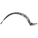 Fender Liner Compatible with 2006-2011 Honda Civic Plastic 4-Door Sedan Front Driver Side