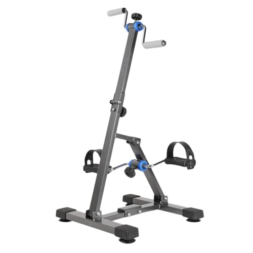 YYLMKMFC Ejercitador de Pedales for Bicicleta, Mini Bicicletas estáticas, ejercitador de Pedales, con Mango Ajustable for Adaptarse a Cualquier Persona.