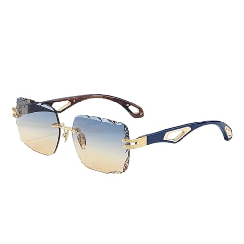Lunettes de soleil sans monture légères anti-reflet et protection UV400