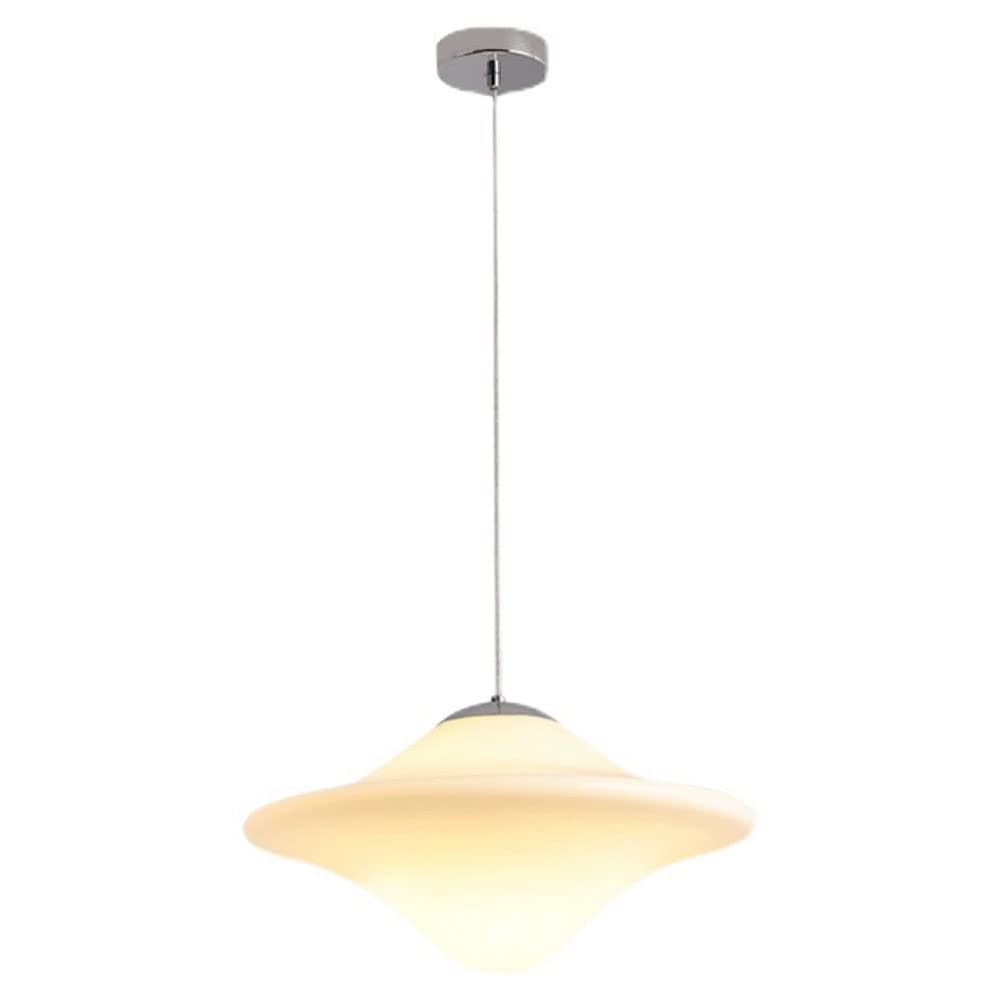 Plafonnier décor à tête unique blanc E27 résout le manque d'éclairage îlot