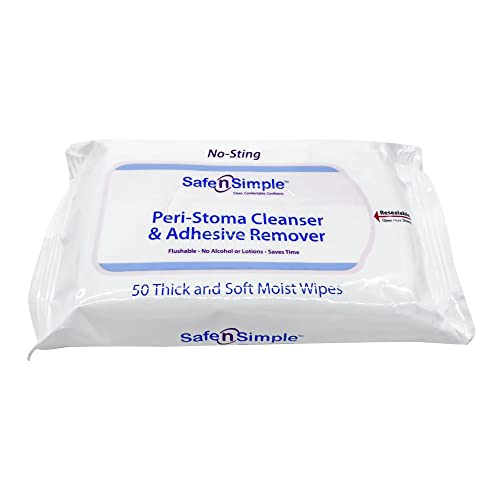 Special Sale - 2 Packs of 50 - Safe N' Simple Stoma Wipe Sns00525 Safe N' Simple