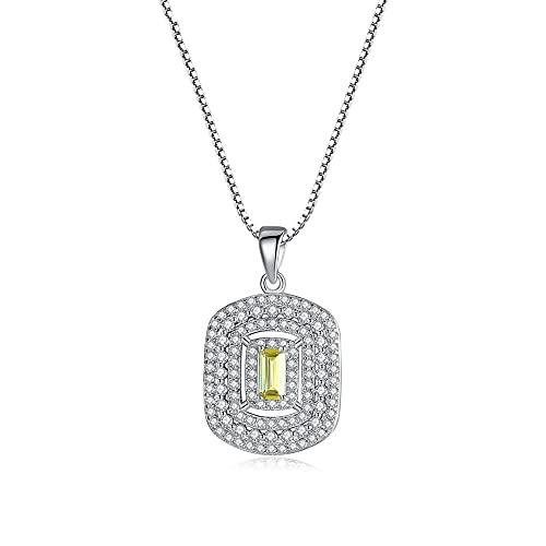 Cadeau de mariage idéal : collier topaze TXQHD et chaîne pour femme
