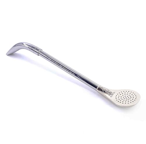 YVY Mate Bombilla Alpaca | Bombilla hecha a mano | Hecho a mano en Uruguay | Filtro para todos los cortes mate