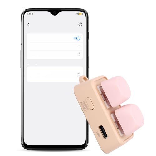 Acogedor 2 �L�[ �L�[�{�[�h�ARGB �o�b�N���C�g�ƃJ�X�^�}�C�Y�\�ȃ}�N�� ������� Bluetooth USB ���J�j�J�� �Q�[�~���O �p�b�h�A�d���p�Q�[�����y���f�B�A����ь������p (�s���N)
