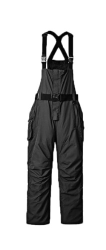 Mossi Men's RX-3 Rain Bib (Black, Large)