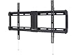 Amazon Basics Low Profile TV Wall Mount with Horizontal Post Installation Leveling for 32 to 86 inch TVs, Black