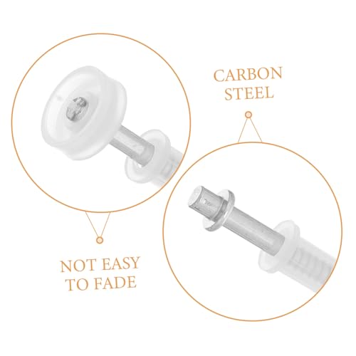 Kit de herrajes para puerta de clóset plegable Angoily 6 piezas con rodillo superior y ruedas guía con resorte para reparación miniatura 3