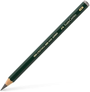 Faber-Castell Supreme Artist Quality Castell 9000 Jumbo Graphite Single Pencil, With Extra Thick HB 5.3mm Lead