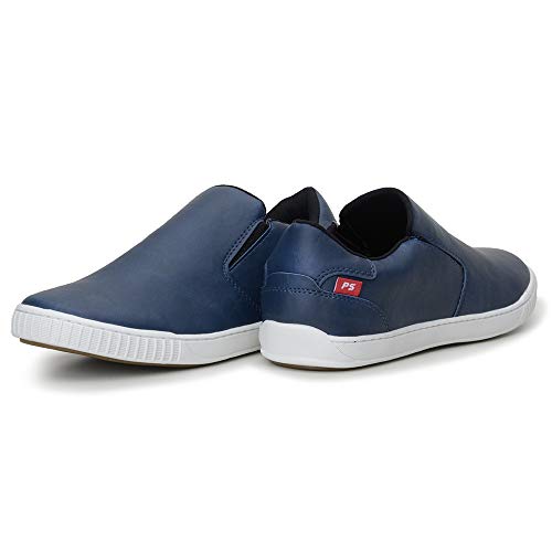 Sapatênis Tênis Masculino 13005 Sapato sem Cadarço (40, Azul)
