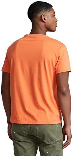 Image of POLO RALPH LAUREN Mens Crew Neck T-Shirt (M, MayOrange)