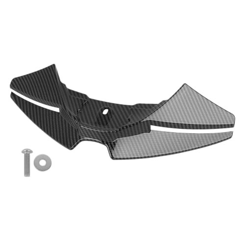 Spoiler avant MT-07 2025 look carbone, aileron de carénage premium