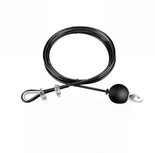 Owlix Adjustable Cable Pulley Attachments, Steel Gym Wire, Weight Lift Pulley System Weight Lifting Bar ()-image-42