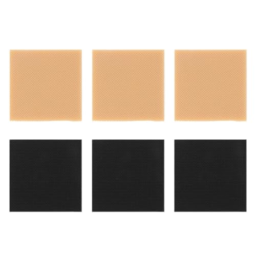 Anneome 6piezas Protección Suelas Zapatos Antideslizante Pegatinas para Tacones y Zapatos Adhesivo Silencioso Negro Natural