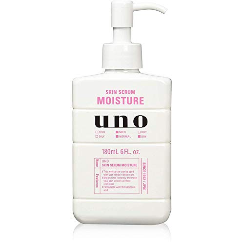 Serum UNO hydratant visage routine matinale homme actif flacon 180ml au thé vert