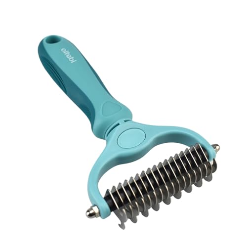 Brosse de démêlage pour chien outil deshedding 2 en 1 pour salon propre