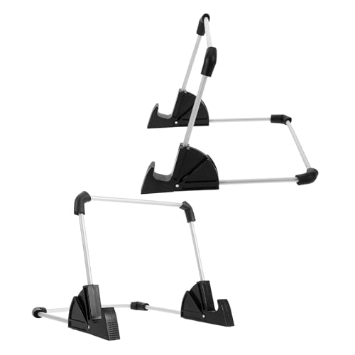 minkissy Soporte Ajustable para Tablero de Trazado A4, Soporte Metálico Negro para Caja de Luz de Dibujo Led, Caballete Portátil Plegable para Artistas, Adecuado para Mesa de Luz y Pintura