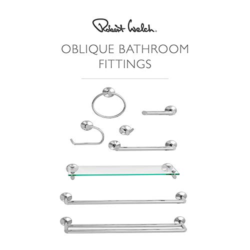 Robert Welch Oblique Free Standing Mirror. 18/10 Stainless steel. Easy to clean.