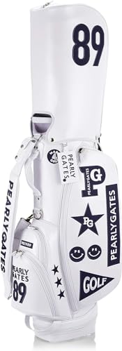 [パーリーゲイツ] 継続定番商品 キャディバッグ [合皮シリーズ](スタンド型・9.0型・3.3kg・46インチ対応) / ゴルフ CB / 053-2980002 030_ホワイト FRのサムネイル