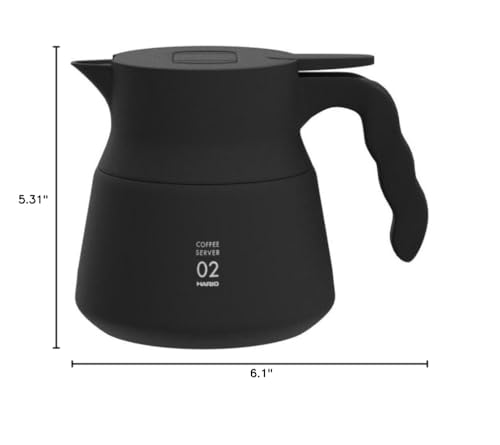 Hario VHSN-60-B V60 Insulated Metal Server Plus thumb #7
