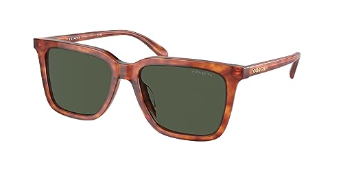 Image of Coach mens Hc8385u Universal Fit Square Sunglasses