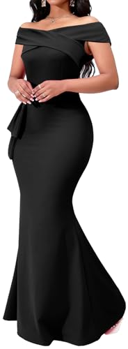 VisiChenup Elegant Formal Dresses for Women Sexy Cocktail Wedding Guest Evening Party Long Maxi Dress3