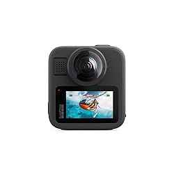 GoPro MAX2 - Cámara de acción Tradicional 360° Imp...: La MAX lo captura todo con vídeo en 8K 360 real: No apuntes, captura todo lo que te rodea en un increíble vídeo en 8K 360 real, lo que da como resultado hasta un 21 % más de resolución que la competencia. Solo tienes que pulsar el obturador para empe...
