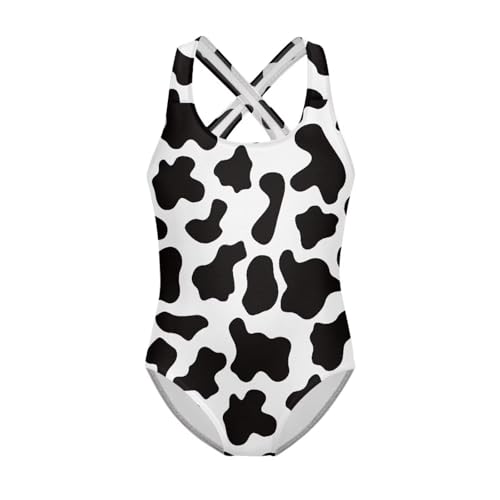 Ystardream Little Girls Bathing Suits with Cross-Back Straps Sun Proctection Swimwear