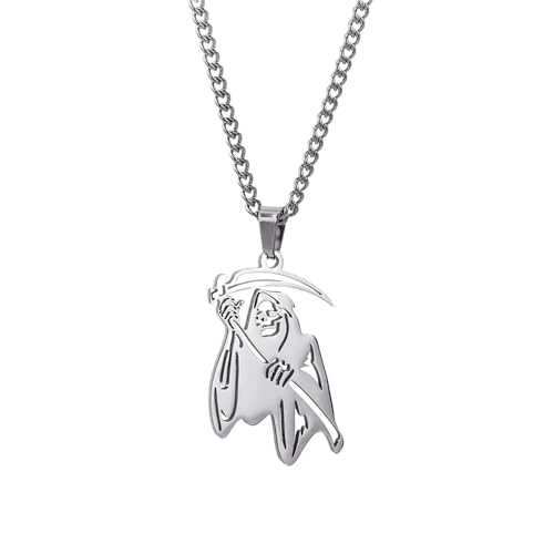 Bijoux en Acier Inoxydable avec Collier Pendentif Mixte pour Look Tendance
