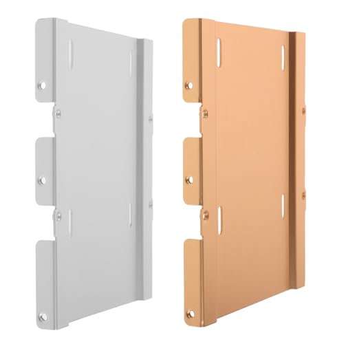 Kisangel 2pcs Metal Hard Drive Mounting Brackets for Pci Slot Rear Panel, 2.5