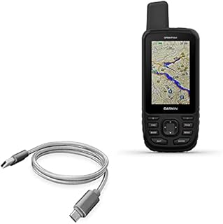 BoxWave Cable Compatible with Garmin GPSMAP 66 - Micro USB DuraCable, Braided Micro USB Charging Cable for Garmin GPSMAP 66 - Space Grey