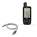 BoxWave Cable Compatible with Garmin GPSMAP 66 - Micro USB DuraCable, Braided Micro USB Charging Cable for Garmin GPSMAP 66 - Space Grey