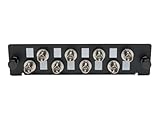 Tripp Lite N492-08S-ST Toolless Fiber Adapter Patch Panel, 8 ST Ports, MM/SM, Steel, for N492-WM2-BK & N492-WM4-BK Wall Enclosures, Black – Cloud Care Pre-Configured Bundle Eligible (1 Pack)
