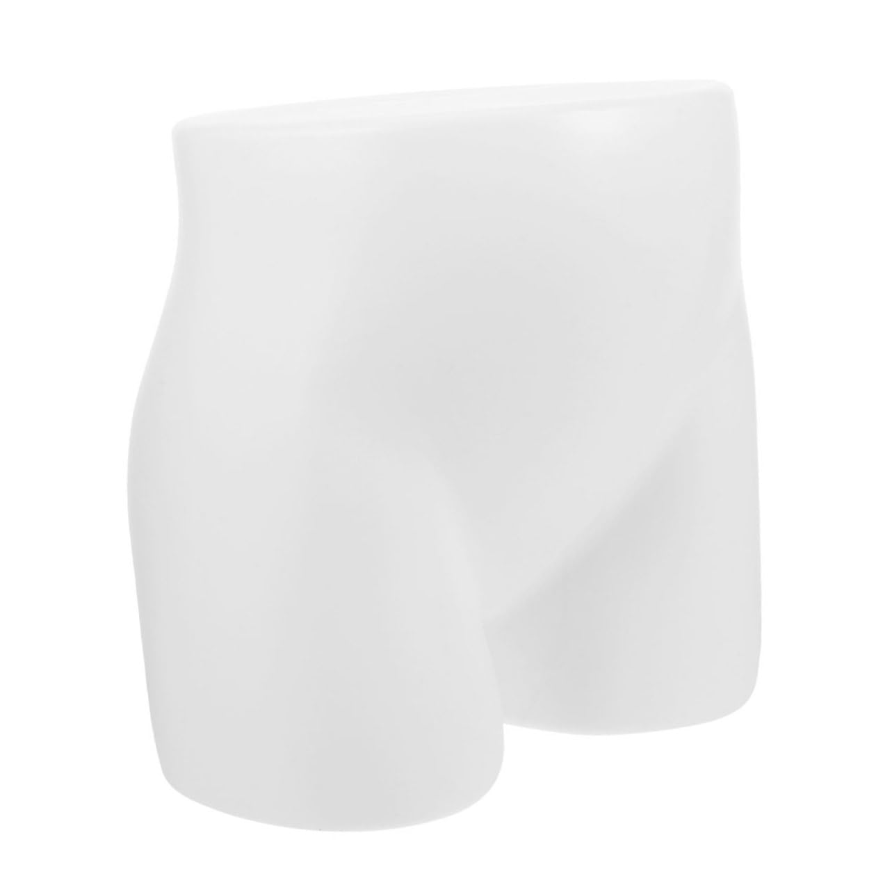 Amosfun Manichino Modello Busto per Bambini da Esposizione in Plastica Bianca Opaca per Mutandine e Biancheria Intima , per Vetrine e Negozi al Dettaglio