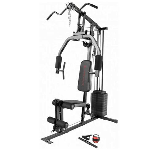 Marcy Kraftstation MKM-81030 - Oberes-Seilzug - Verstellbares-Gewicht 45kg - Beinentwickler - Maximales Benutzergewicht 136kg Marcy Kraftstation MKM-81030 - Oberes-Seilzug - Verstellbares-Gewicht 45kg - Beinentwickler - Maximales Benutzergewicht 136kg