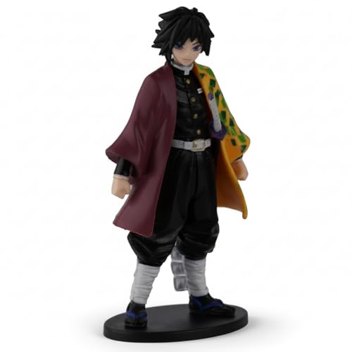 Image of Offo Giyu Tomioka Action Figure Limited Edition, Demon Slayer Anime PVC Collectible Showpiece for Car Dashboard, Home & Office Decor, Premium Gift for Fans & Collectors