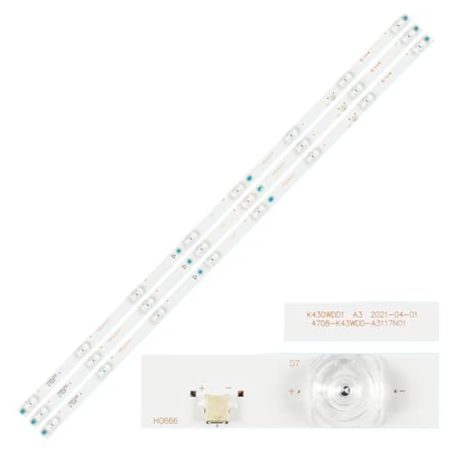 �L�b�g LED �o�b�N���C�g�X�g���b�v 43M1 43LFA69K 43LUA69K 43UK950 43D7000 43DS8800 TX-43GR300 K430WDF K430WDD1 A3 �p(30 pcs For 10 TV)