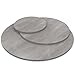 Produktbild AUPROTEC Tischplatte 28mm rund Ø 400 mm Beton Perlgrau Holzplatte melaminharzbeschichtet Spanplatte mit Umleimer ABS Kante Auswahl: 40 cm