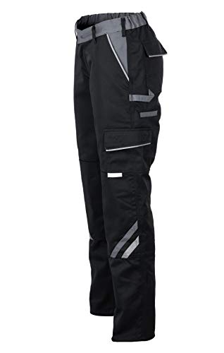 Foto von Planam 2718038 Highline Damen Bundhose, Schwarz/Schiefer/Zink, Größe 38