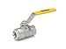 Parker Hannifin V502SS-8 Stainless Steel Industrial Ball Valve, Stainless Steel Seal, Panel Mount, 1/2" Female NPT x 1/2" Female NPT