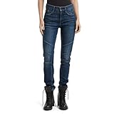 [ジースターロゥ] ジーンズ レディース スリムフィット ブルー Ace 2.0 Biker Slim Straight Wmn D25285-D761-G799-W26/L30