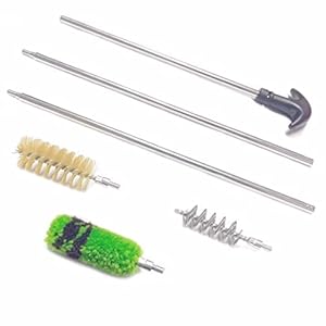 12GA Shoutgun Cleaning Kit Set Nylon Stainless Steel Cotton Mop Brush Swab Tools Supplies for 12 Gauge Shoutgun Cleaning