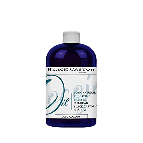 Jamaican Black Castor Oil 100% Pure, Refined, Cold Pressed (8 oz)
