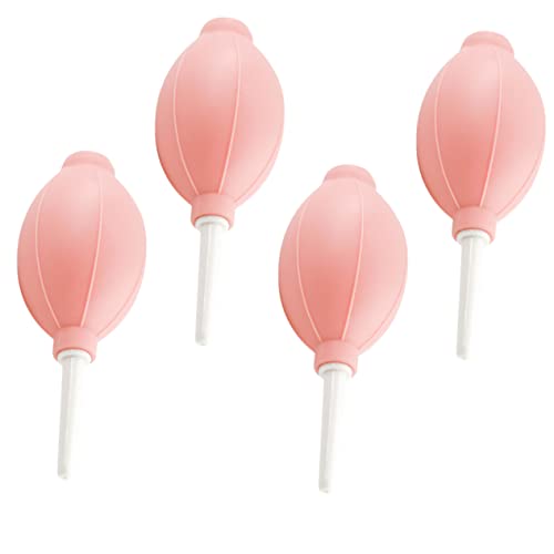 POPETPOP 4個嫁接睫毛用高速吹風機 多機能ハンドヘルドエアブロワー 丈夫で柔軟なデザイン まげエクステ施術向け乾燥短縮 粉色