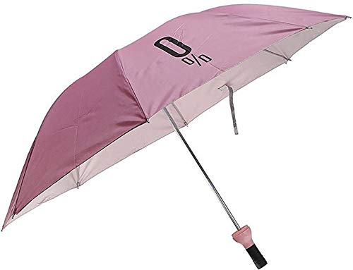 Bharti Enterprise Fashionable Pink Color 110 cm Travel Umbrella (Multicolor)