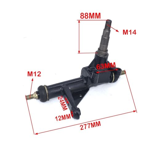 Fusées de direction 240mm pour quad 110cc à 250cc et karting