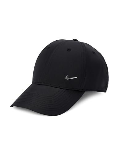 Image of Nike Unisex Adult Club Structured Metal Swoosh Cap Hat | Mens and Womens