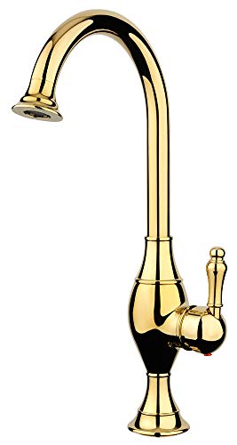 Preisvergleich Produktbild Sanlingo Schwenkbare Waschtischarmatur Einhebel Mischbatterie Waschtisch Gold